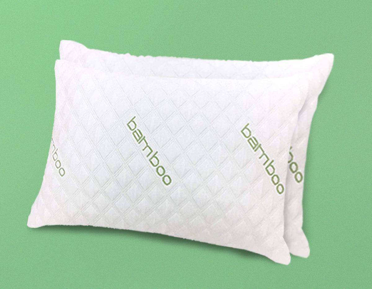 Bamboo Memory Foam Pillows (1- or 2-Pack) - J&V Textiles