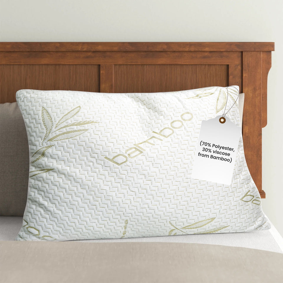 Bamboo Memory Foam Pillow for All Sleep Posture
